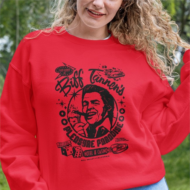 Frightrags Biff Tannen's Pleasure Paradise T Shirt Fright-Rags Merch