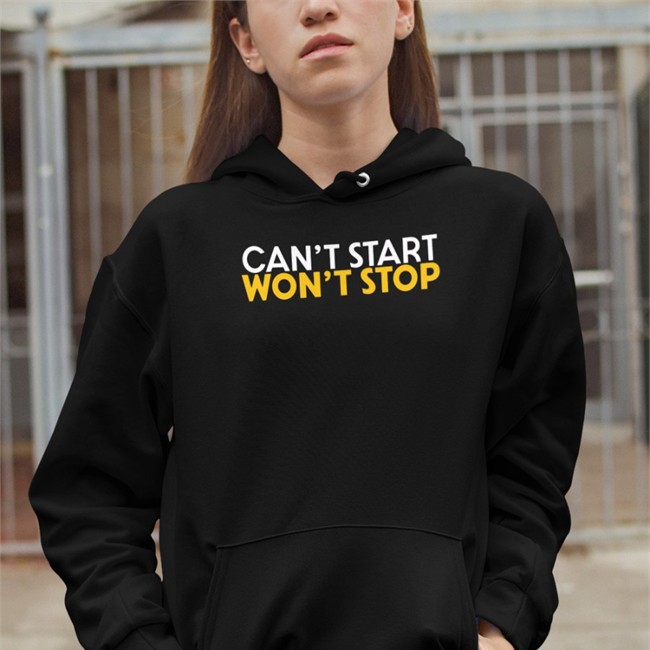 Can't Start Won't Stop Tee Shirt Adhd Jesse