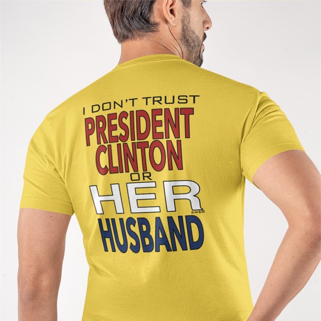 Dr Timeline I Dont' Trust President Clinton Or Her Husband TShirt Garbage Ape Dr Timeline I Dont' Trust President Clinton Or Her Husband Hoodie White Garbage Ape