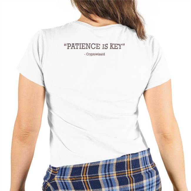 Top Trending Patience Is Key Cryptowizard Shirt Wizz Beware Scammers White