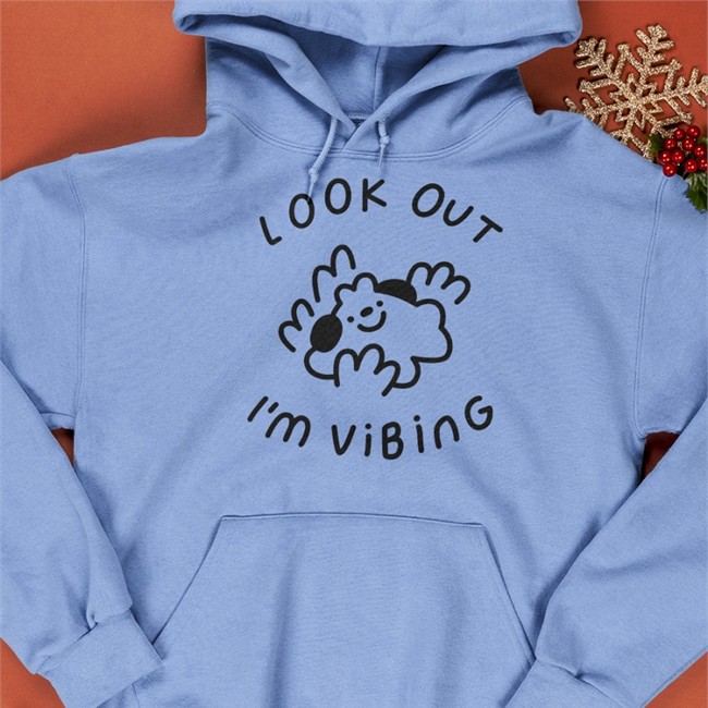 Hey Hey Momo Shop Merch Look Out I'm Vibing Shirt 2022 Offical Momo Draws