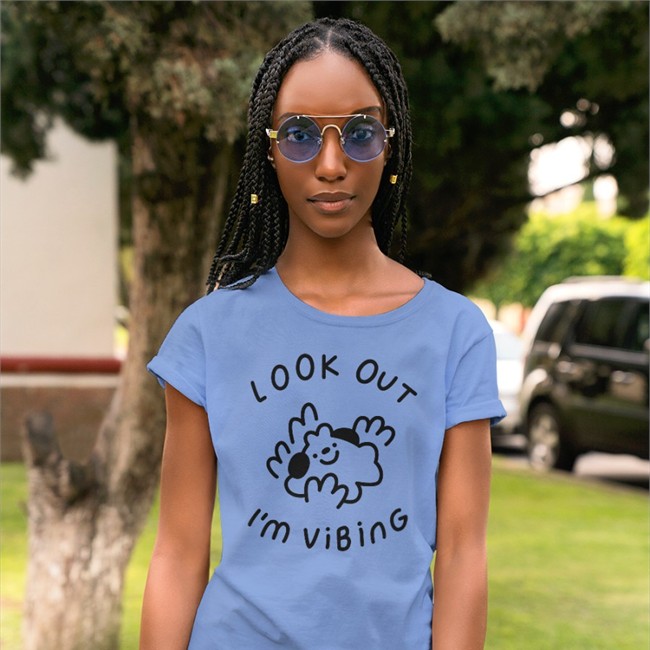 Hey Hey Momo Shop Merch Look Out I'm Vibing Shirt Momo Draws Hey Hey Momo Shop Merch Look Out I'm Vibing T Shirt Momo Draws
