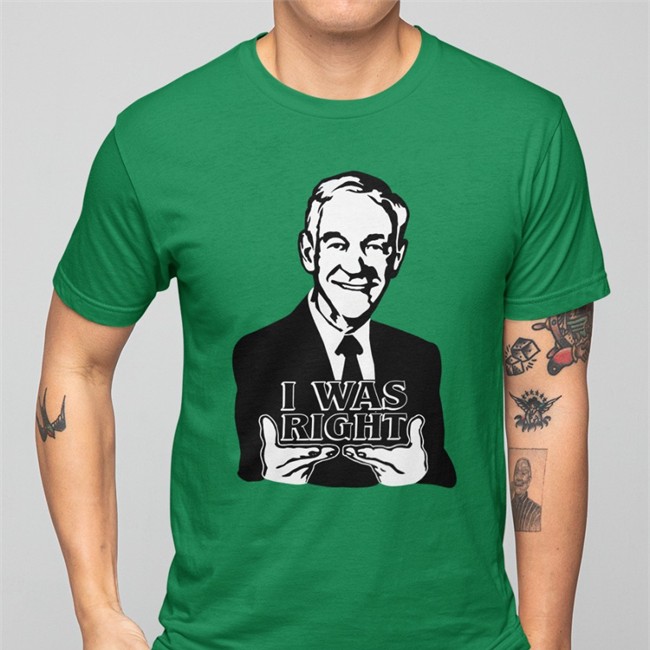 Ron Paul I Was Right Hoodie The Redheaded Libertarian Ron Paul I Was Right Hoodies The Redheaded Libertarian