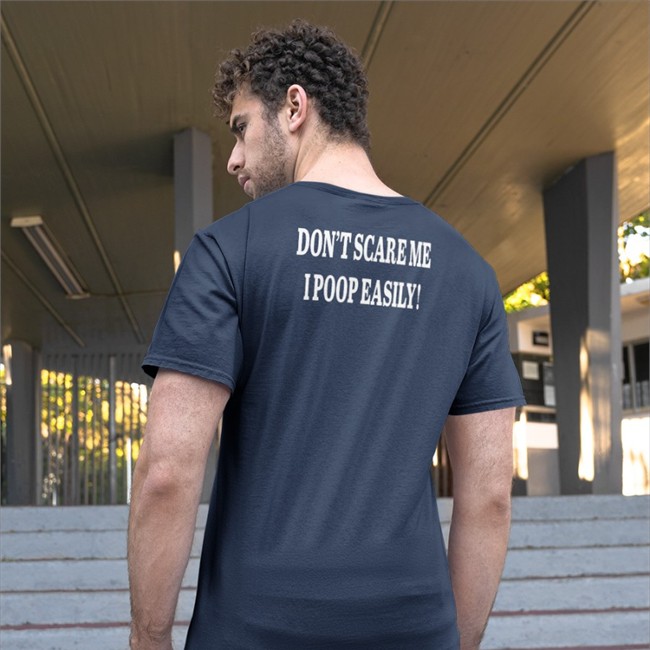 Shirts That Go Hard Don't Scare Me I Poop Easily Shirt Black Shirts That Go Hard Don't Scare Me I Poop Easily Cap