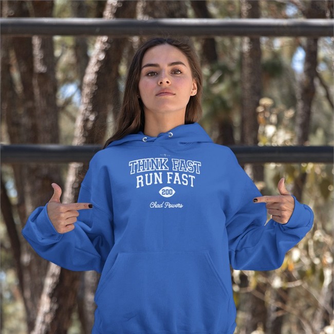 Rotowear Think Fast Run Fast Crewneck Sweatshirt Chad Powers Rotowear Think Fast Run Fast Tank Chad Powers