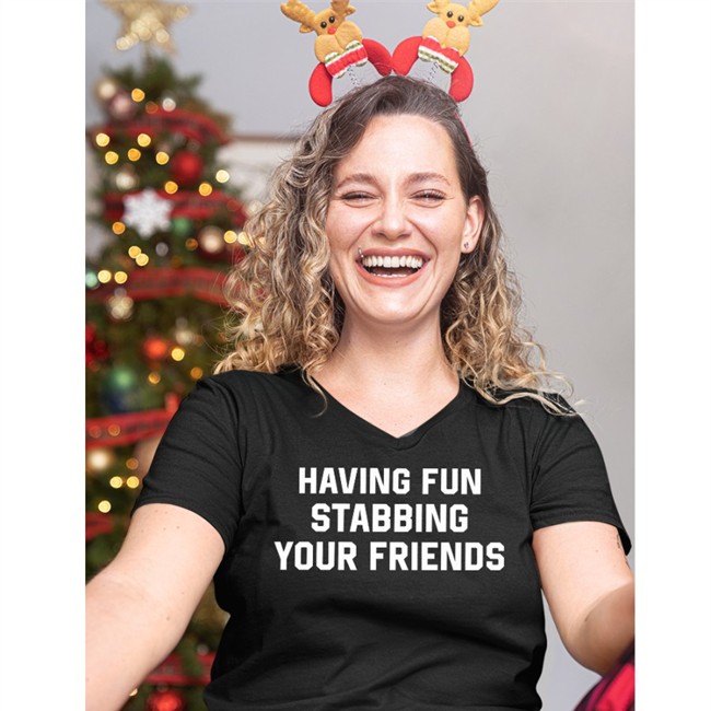 Weird Thrift Store Shirts Having Fun Stabbing Your Friends Tee Having Fun Stabbing Your Friends Hoodie