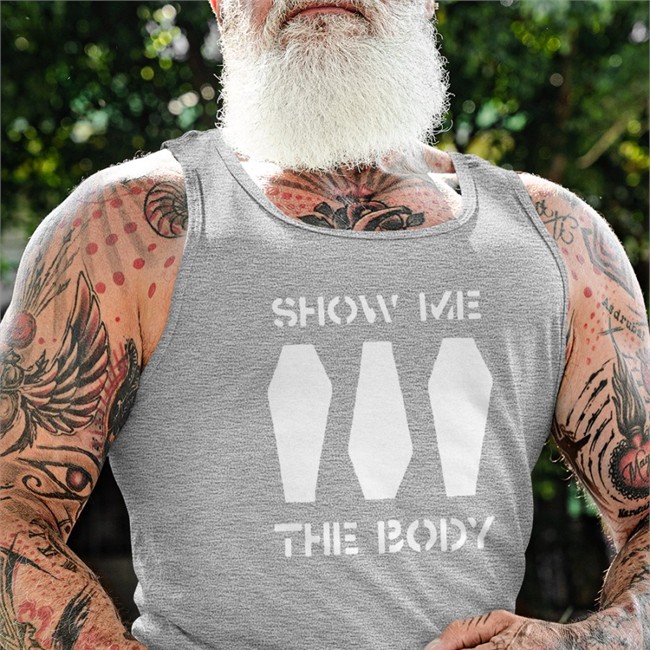 Show Me The Body Coffins Black Tank Top