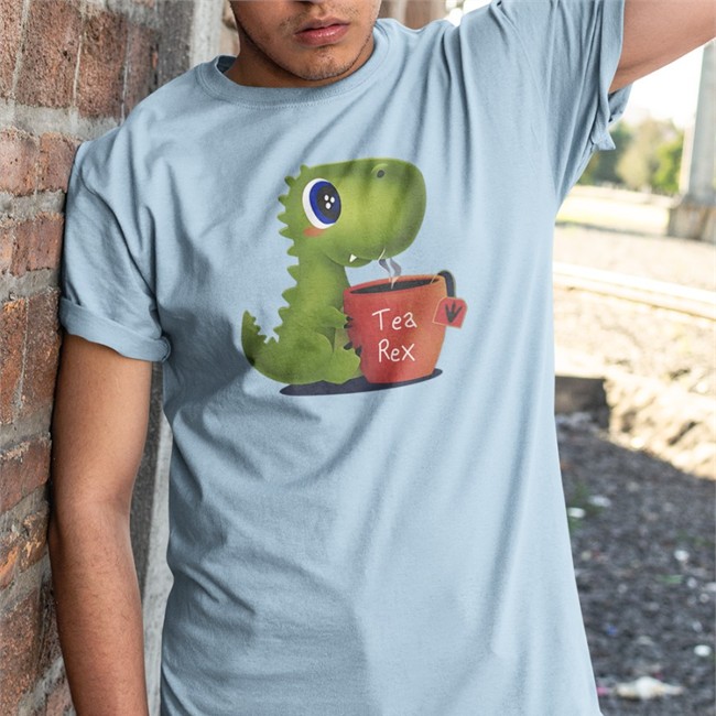 Tea Rex Baseball Sleeve Tee Tea Rex Shirt