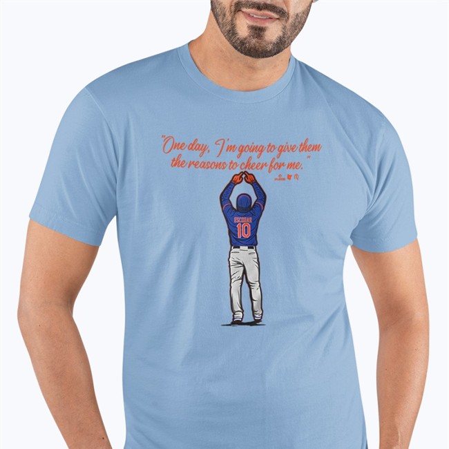 Eduardo Escobar One Day I'm Going To Give Them The Reasons To Cheer For Me Tee BreakingT Eduardo Escobar One Day I'm Going To Give Them The Reasons To Cheer For Me Shirt