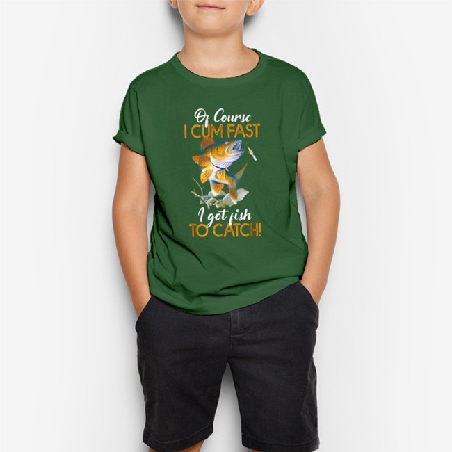 Of Course I Cum Fast I Got Fish To Catch Offical T-Shirt Virtuallylewd Funny Of Course I Cum Fast I Got Fish To Catch Shirt Virtuallylewd