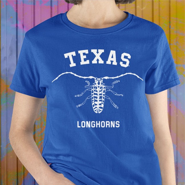 Texas Longhorns Beetles T Shirts Alex Wild Texas Longhorns Beetles Tee
