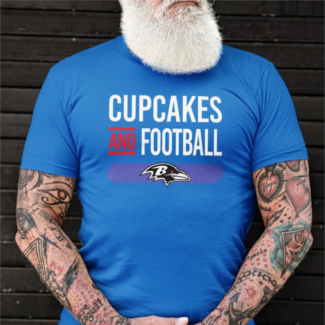 Cupcakes And Football Sweatshirt Cupcakes And Football Tee Duff Goldman