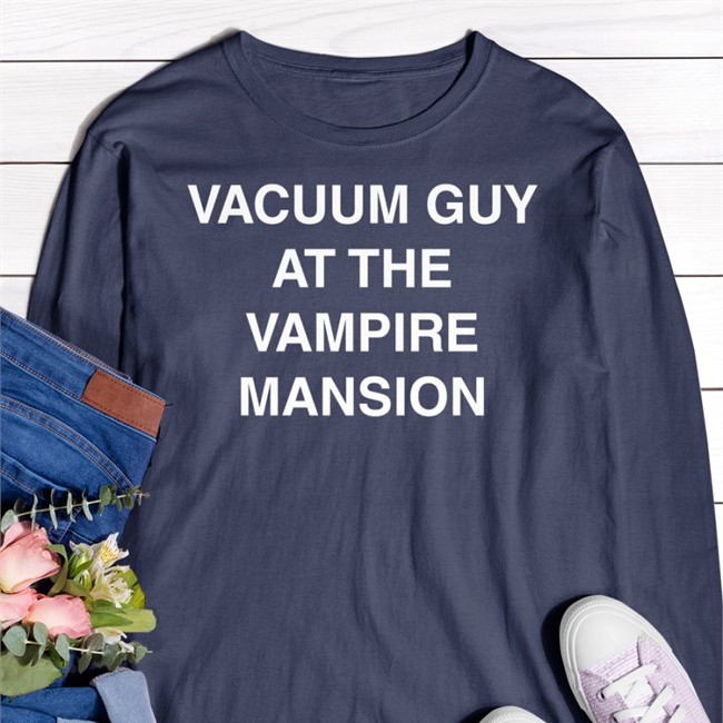 Vacuum Guy At The Vampire Mansion Sweatshirt Mcrtacoma Vacuum Guy At The Vampire Mansion T Shirt Mcr Mcrtacoma Xobarriers