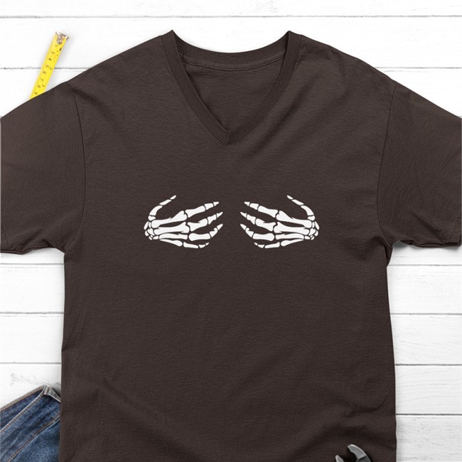 Chicks Skeleton Hands Shirt Skeleton Hands Shirt