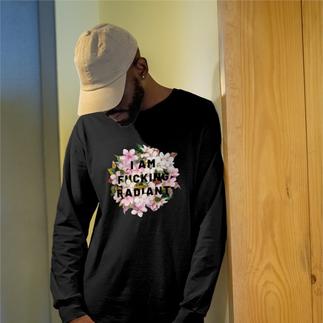I Am Fucking Radiant Feminist Tee Shirt I Am Fucking Radiant Feminist Shirt Black