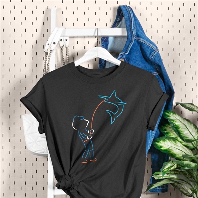 Breakingt Merch Successful Fishing Trip In Miami Shirt Athlete Logos NYM Neon Project Successful Fishing Trip In Miami Tee