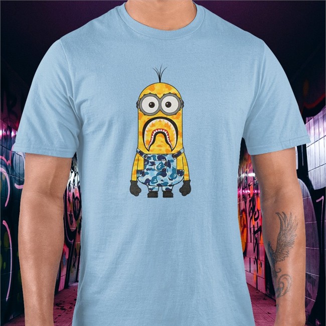New Suprasneakers Merch Bape X Minions Camo Minion Shirt By Gnf Outfits Bape X Minions Camo Minion Shirt