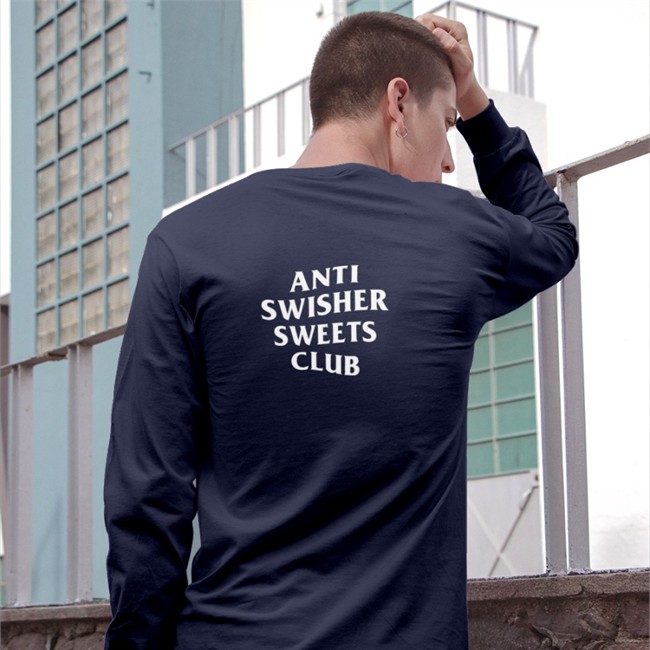 Shirts That Go Hard Anti Swisher Sweets Club Offical Long Sleeve Tee Black Shirtsthtgohard Shirts That Go Hard Anti Swisher Sweets Club Long Sleeve Tee