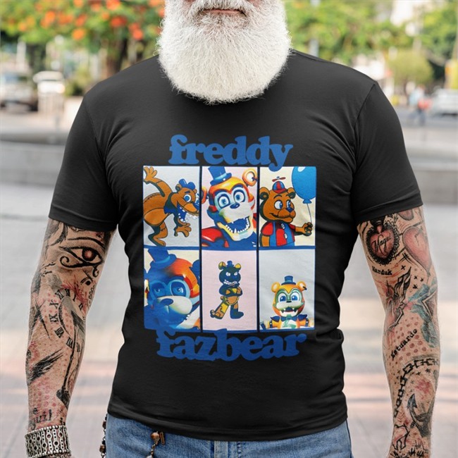 Freddy Fazbear Shirt Freddy Fazbear Shirt white