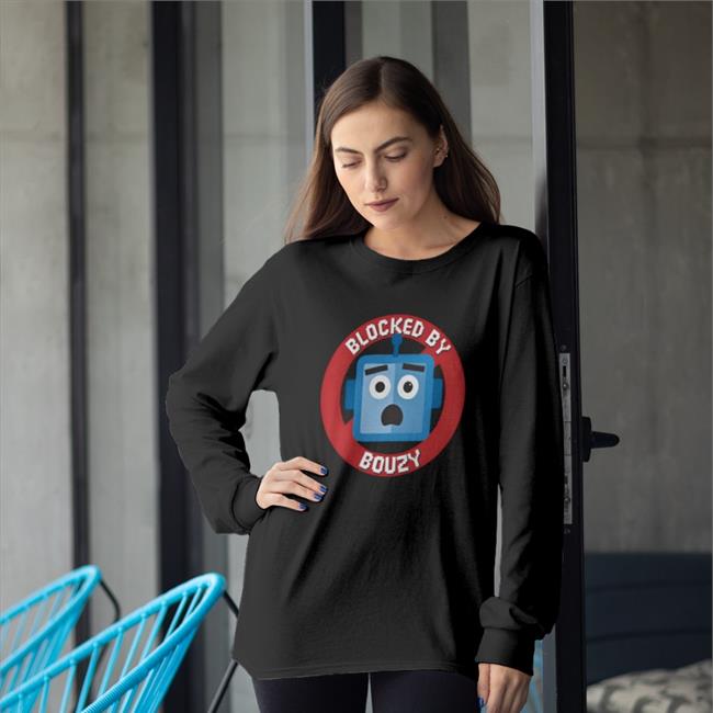 Blocked By Bouzy Tee Shirt Andy Signore No System Merch Blocked By Bouzy Shirts Andy Signore