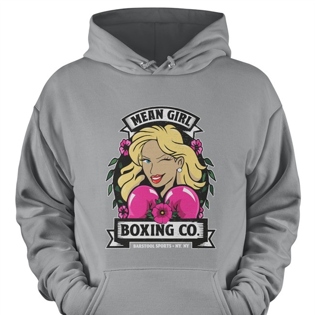 Mean Girl Boxing T Shirt Meangirlpod Barstool Sports Mean Girl Mean Girl Boxing Tee Shirt Meangirlpod