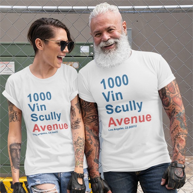 1000 Vin Scully Avenue Los Angeles CA 90012 Sweatshirt Redbubble 1000 Vin Scully Avenue Los Angeles CA 90012 T Shirt Redbubble