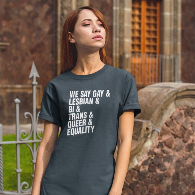 We Say Gay & Lesbian & Bi & Trans & Queer & Equality Tank Top Seattle Storm Merch We Say Gay & Lesbian & Bi & Trans & Queer & Equality Hoodies Seattle Storm Merch