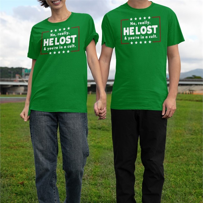 No Really He Lost & You're In A Cult Tank Top Mr Q Of Maine No Really He Lost & You're In A Cult Tee Shirt Mr Q Of Maine