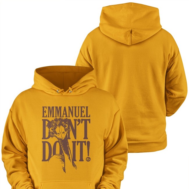 Emmanuel Don't Do It Tee Shirt Emmanuel Don't Do It Tee Shirt Knuckle Bump Farms Merch Eco Sister