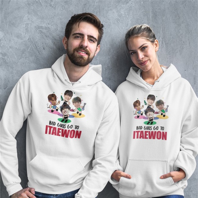 Bad Girls Go To Itaewon Hoodie Reopened Bad Girls Go To Itaewon T Shirt White