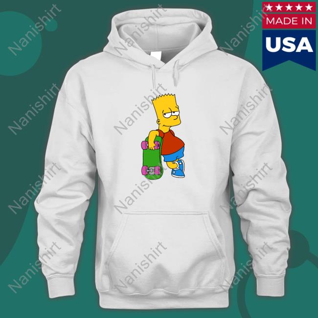 Bart Simpson Skis Sweatshirt
