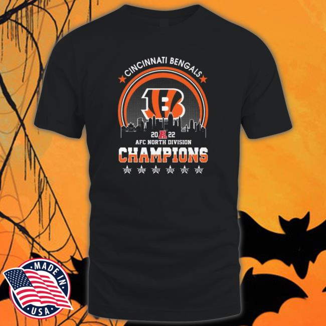 Cincinnati Bengals City 2022 Afc North Division Champions Shirts