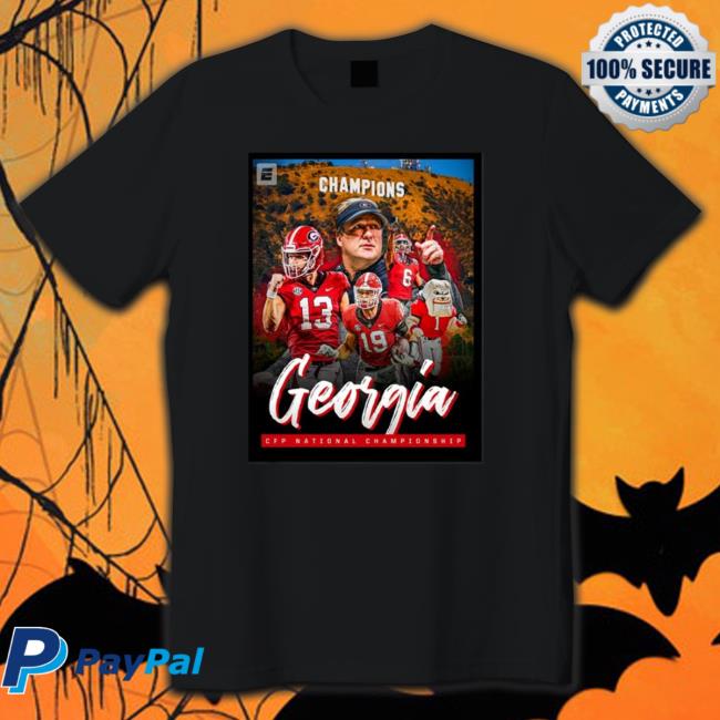 Georgia Cfp National Championship Poster Georgia Bulldogs Champion National Championship 2022 T-shirt