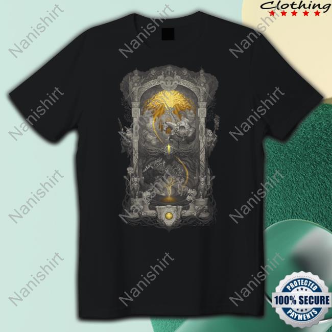 Official Elden Ring Inspired Black TShirts Daniel Warren Meatbun Merch Elden Ring Inspired T-Shirt