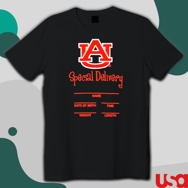 Official Awesome auburn Tigers Special Delivery T-Shirt