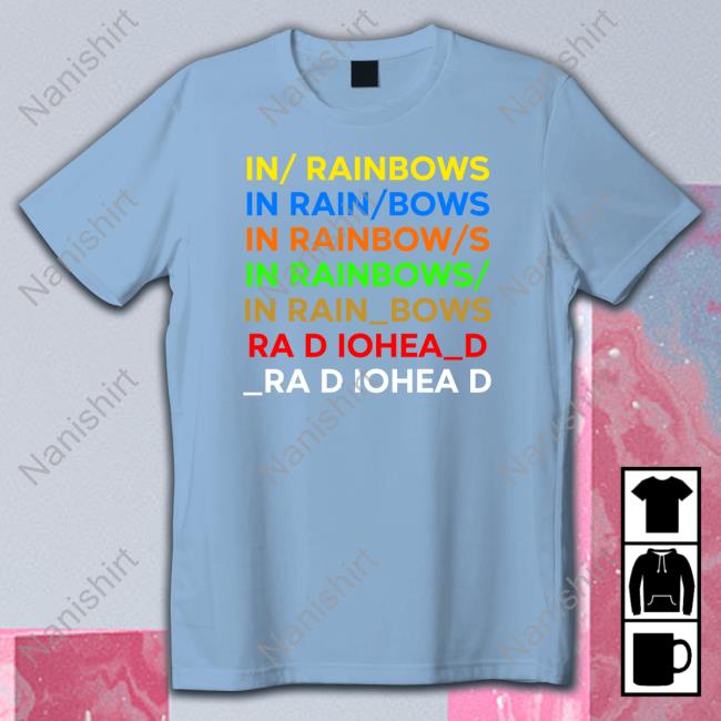 Radiohead In Rainbows Tee Shirt