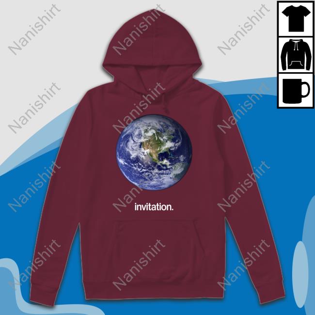 Official Earth Invitation Shirt Invitation Tee
