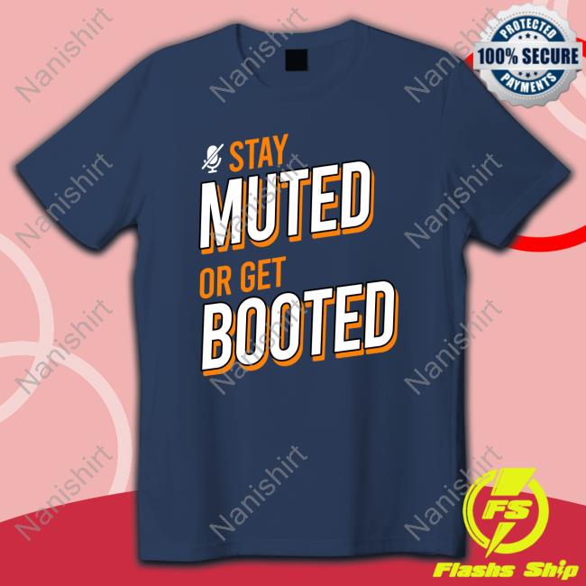Stay Muted or Get Booted Original Hoodie Royal