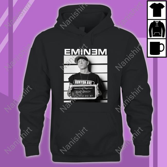 Arrest Slim Shady Hoodie Shop Eminem Merch