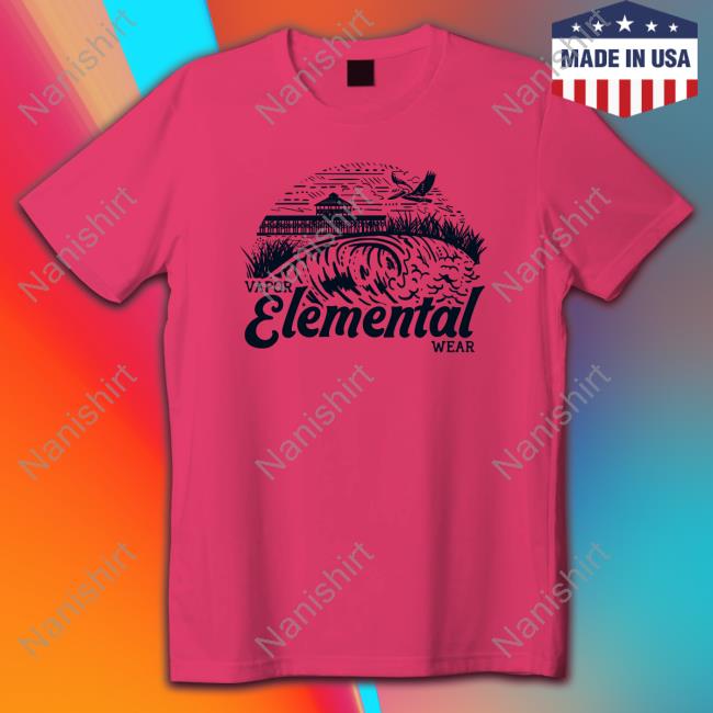 Official Vapor Elemental Wear White Hoodie Shirt Vapor Elemental Wear Shirts Vapor Apparel Merch