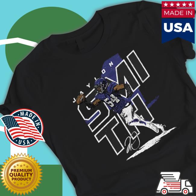 Jaylon Smith New York Giants Player Map Signature Shirts