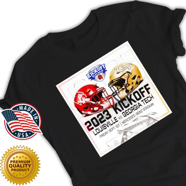 Louisville Cardinals Vs Georgia Tech Yellow Jackets 2023 Kickoff Shirts