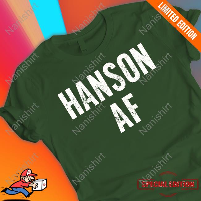 Official Hanson Af Shirts Official Hanson Af Shirt