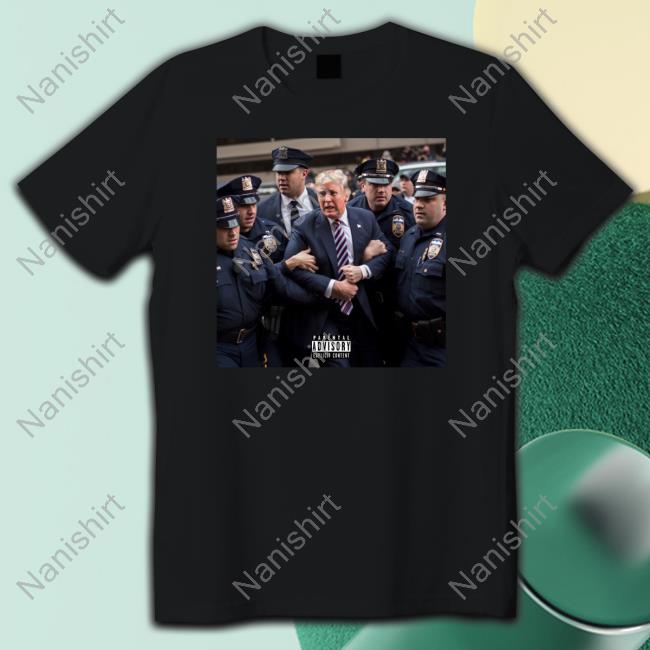 Official Trump Getting Arrested Meme Shirt