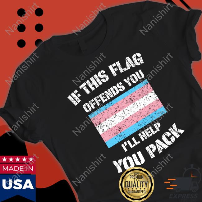 Official Wil410 If This Flag Offends You I'll Help You Pack Hoodie