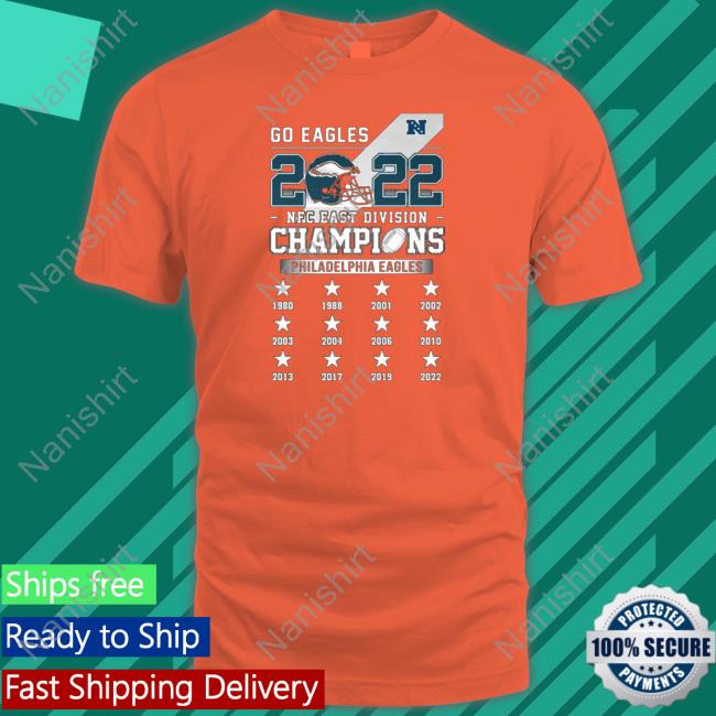 Go Eagles 2022 NFC East Division Champions Hoodies