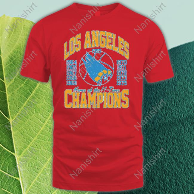 LA Basketball Home Of The 11-time Champions Long Sleeve T Shirt