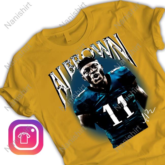 AJ Brown Shirts Dave Zangaro Quez Watkins AJ Brown Shirt