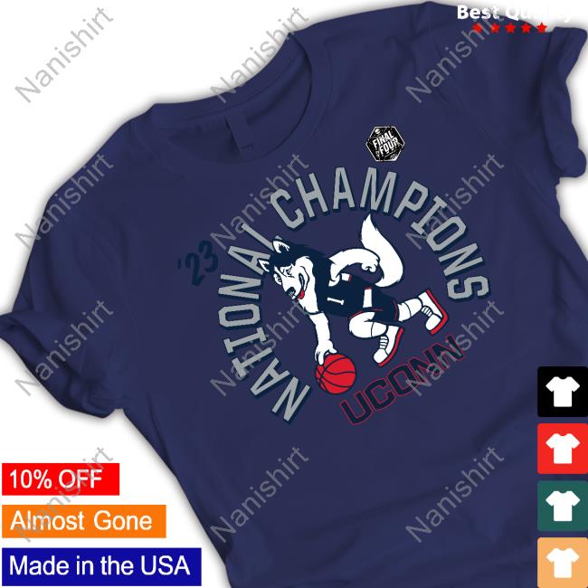 Uconn Huskies 2023 National Champions Shirt