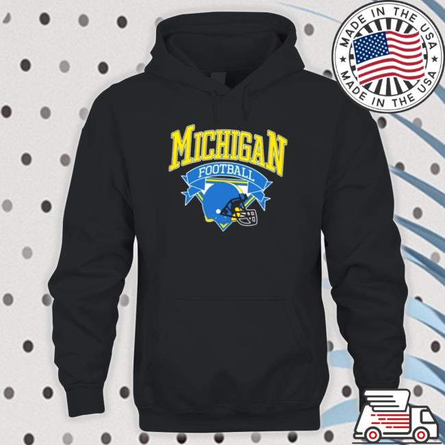 Official Michigan football helmet vintage logo Tee